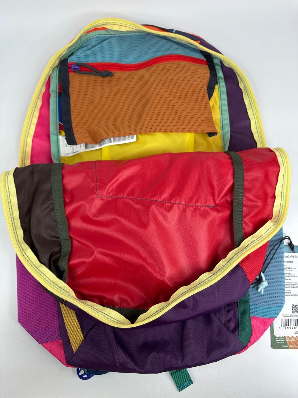 Cotopaxi Batac Del Día 16L Backpack One-of-a-Kind Multicolor Lightweight Daypack - Picture 5 of 6